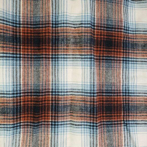 LL Bean Shirt Flannel Snap Womens Size Large Fall Plaid Fleece Slim Shacket - Picture 6 of 10